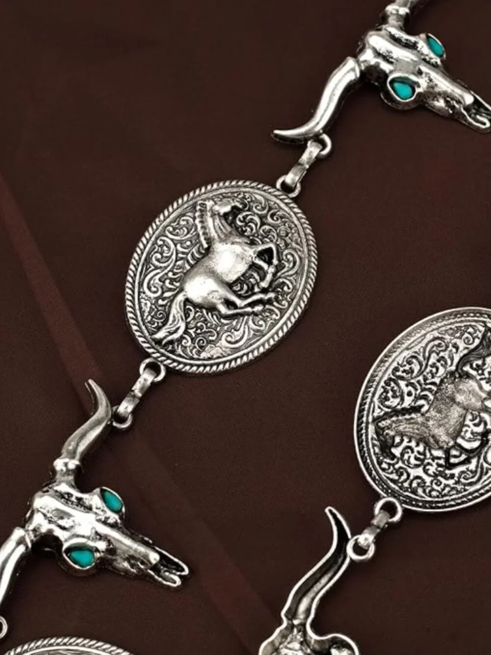 Western Metal Concho Waist Chain for Women | Cowgirl Adjustable